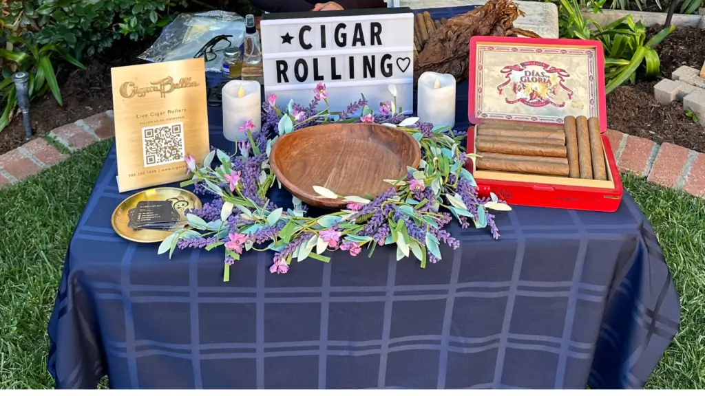 Setting up the cigar roller’s spot anywhere