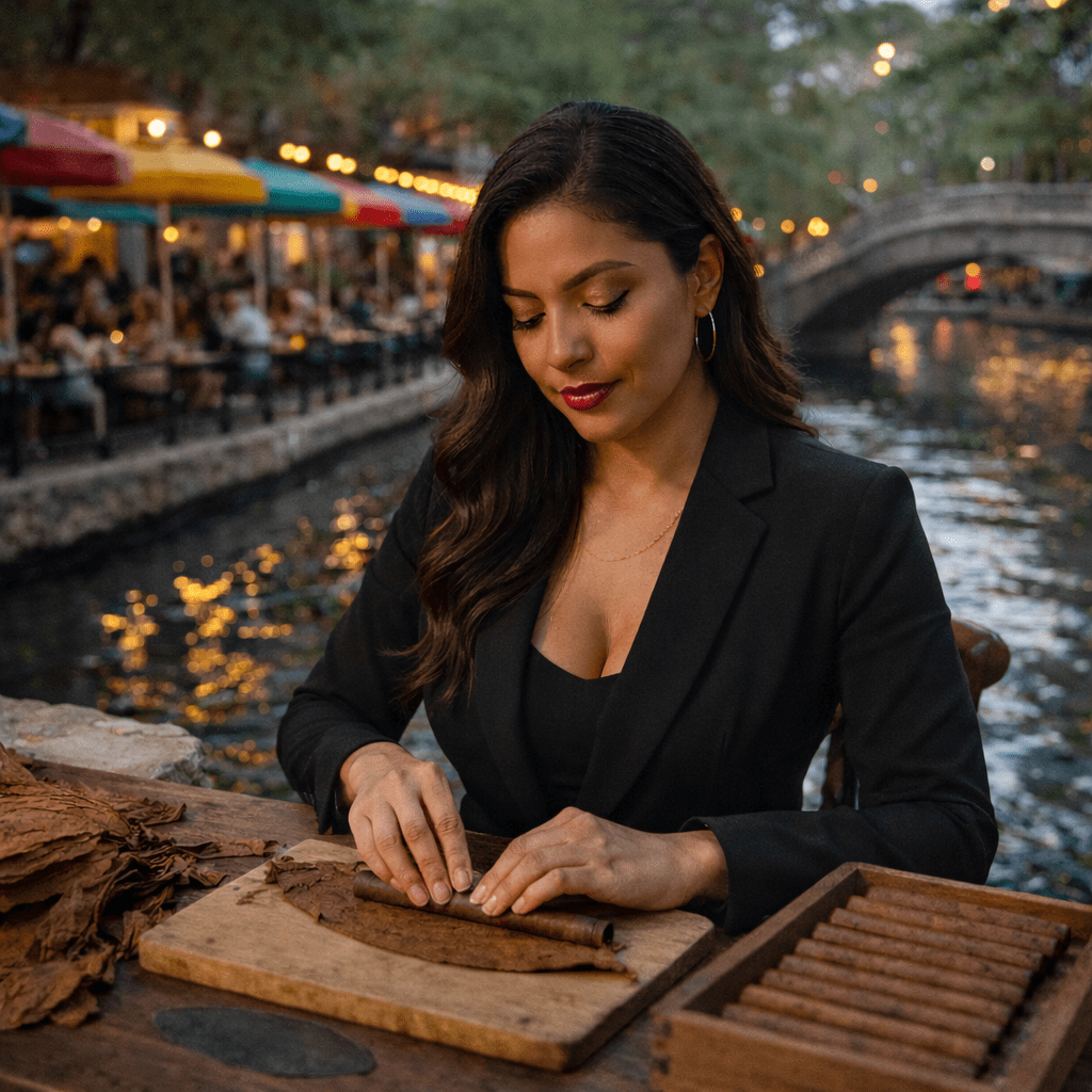 corporate event cigar roller San Antonio