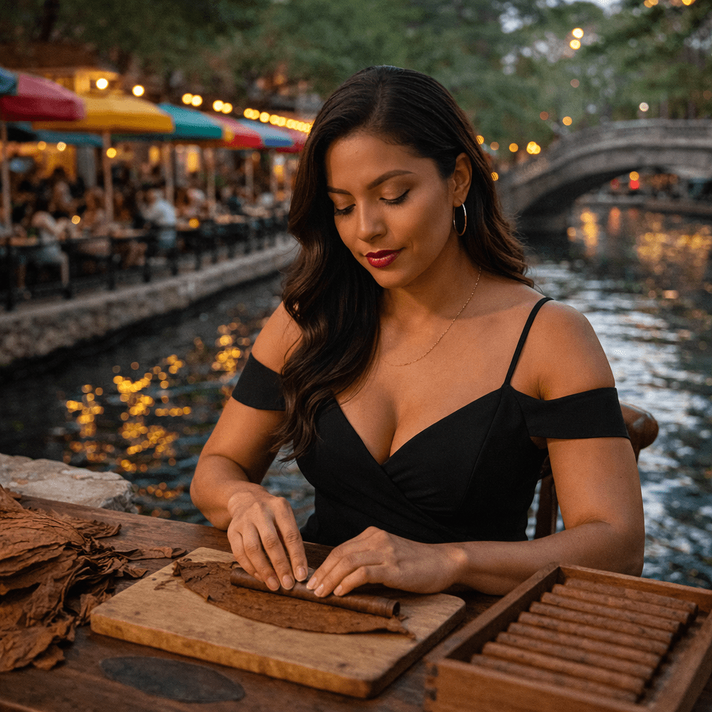 corporate event cigar roller San Antonio